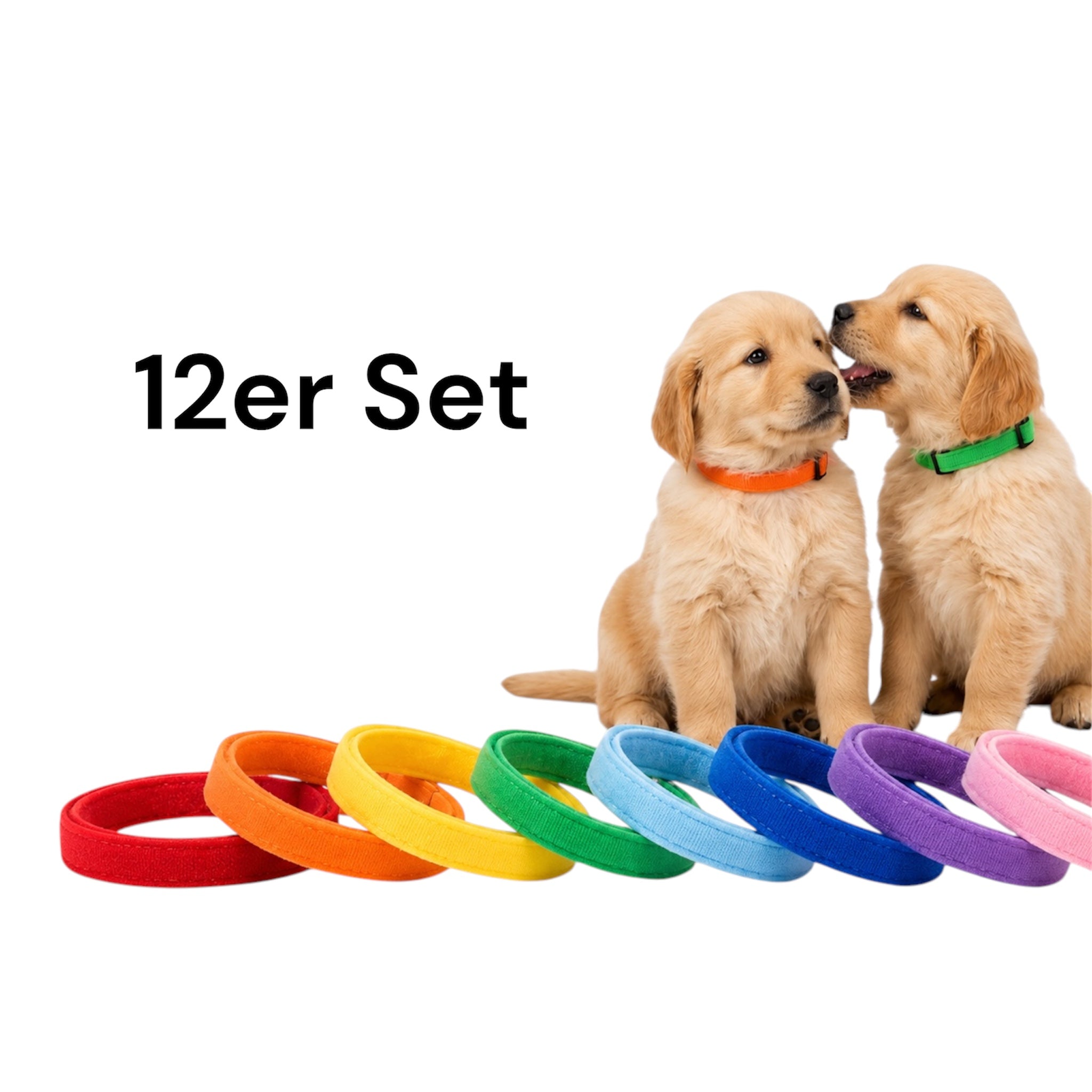 Welpenhalsbänder 12 Stück