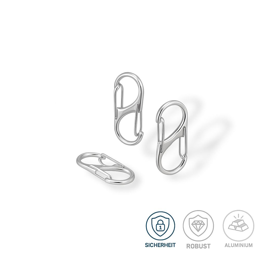 Befestigung Karabinerhaken Schnellverschluss