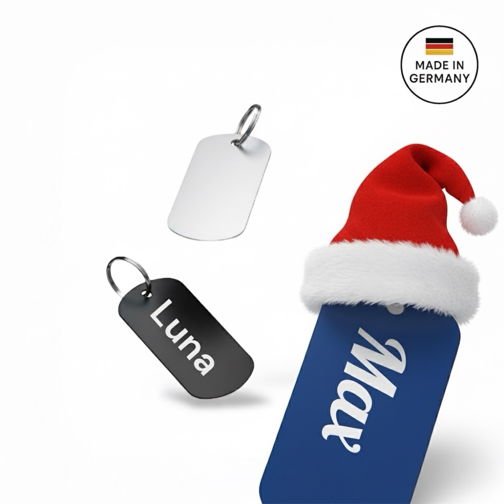 US Army Erkennungsmarke Hundemarke aus Aluminium – Leicht, Robust & und personalisiert