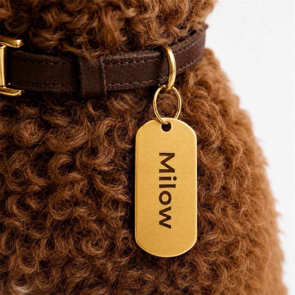 Edelstahl US Army Erkennungsmarke Hundemarke personalisiert Silber Gold & Rosé Gold Rostfrei
