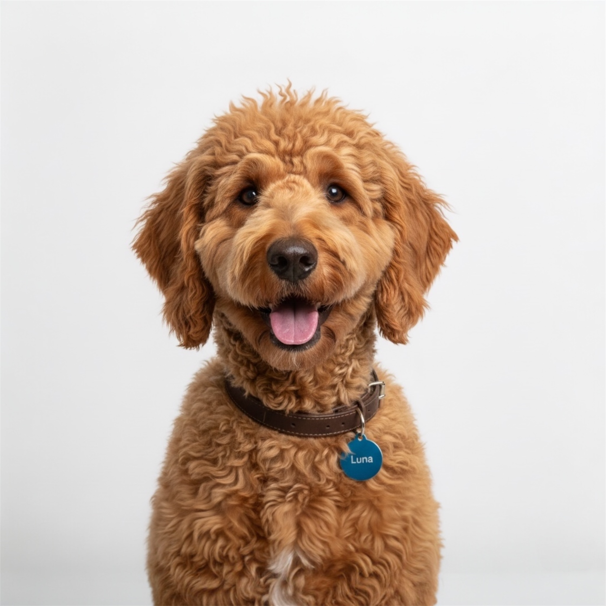 Hundemarke für Große Hunde XL Aluminium Hundemarke inklusive Gravur Kreisförmig