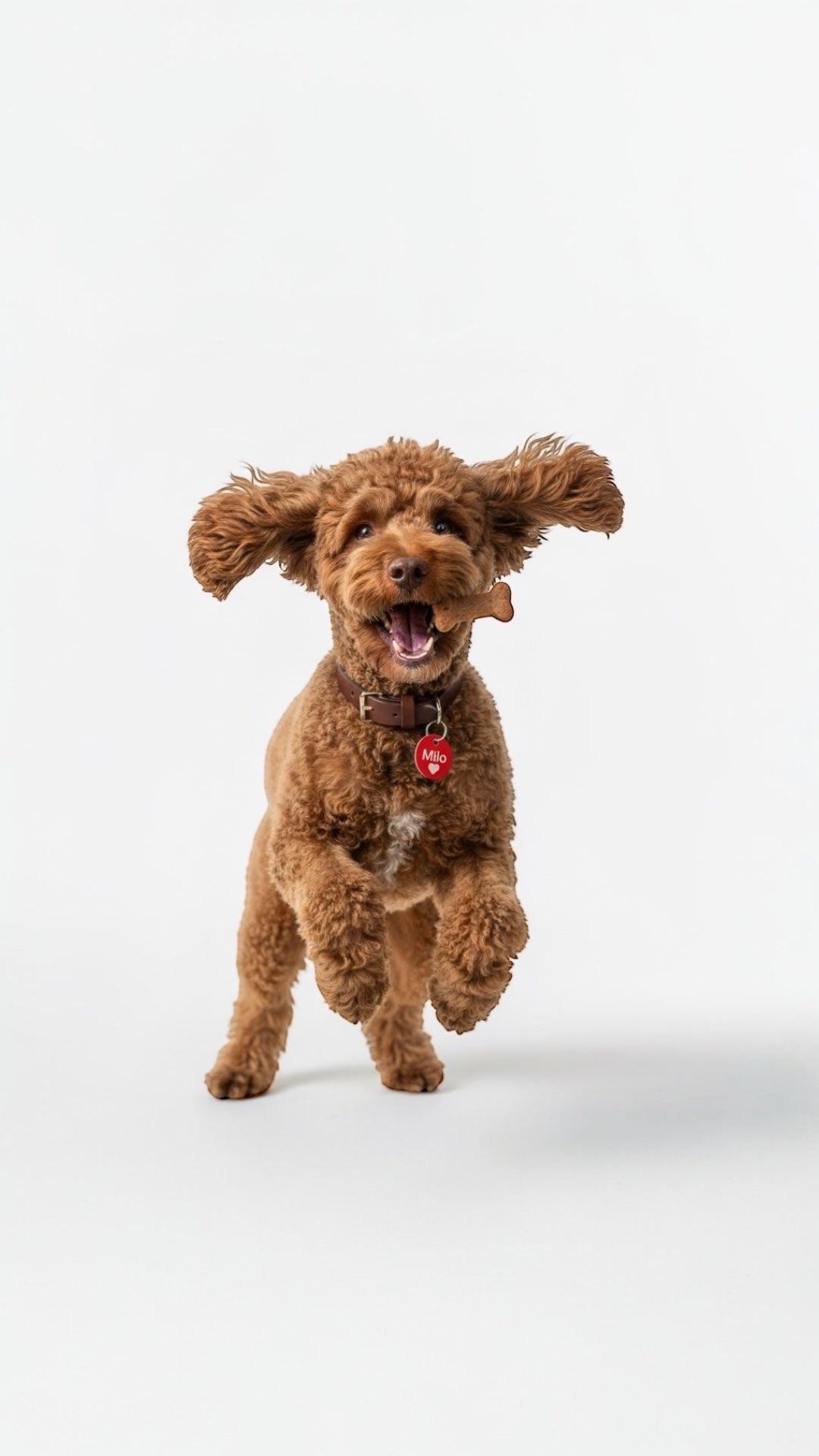 Hundemarke mit Gravur Rund Aluminium