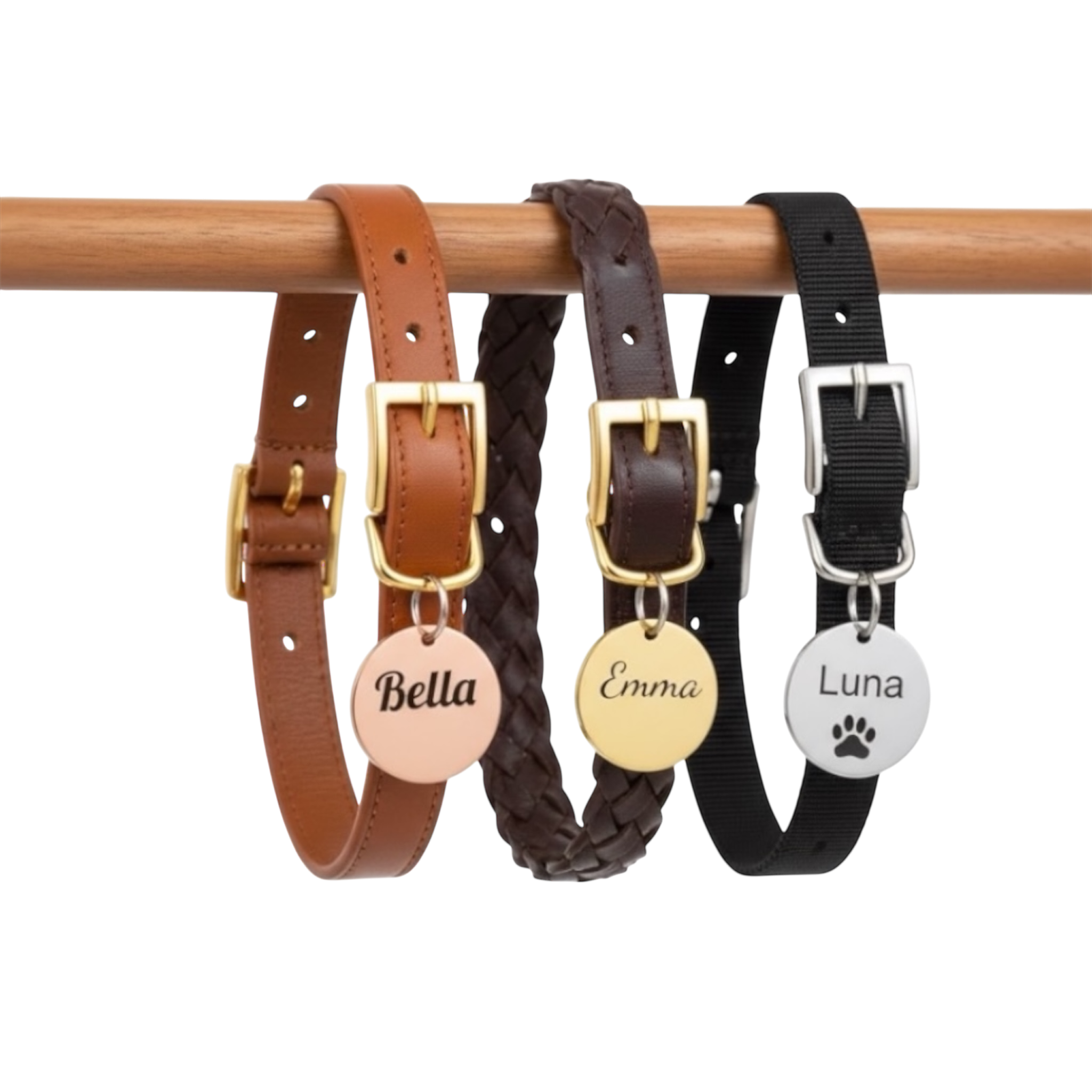 Personalisierte Hundemarke Haustier Tag Gravur Schlüsselanhänger Edelstahl SALE